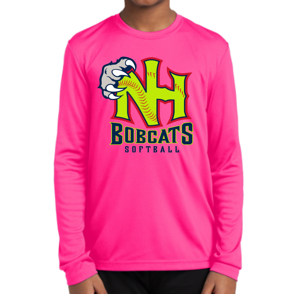 NH BOBCAT SOFTBALL YST350LS NEON PINK