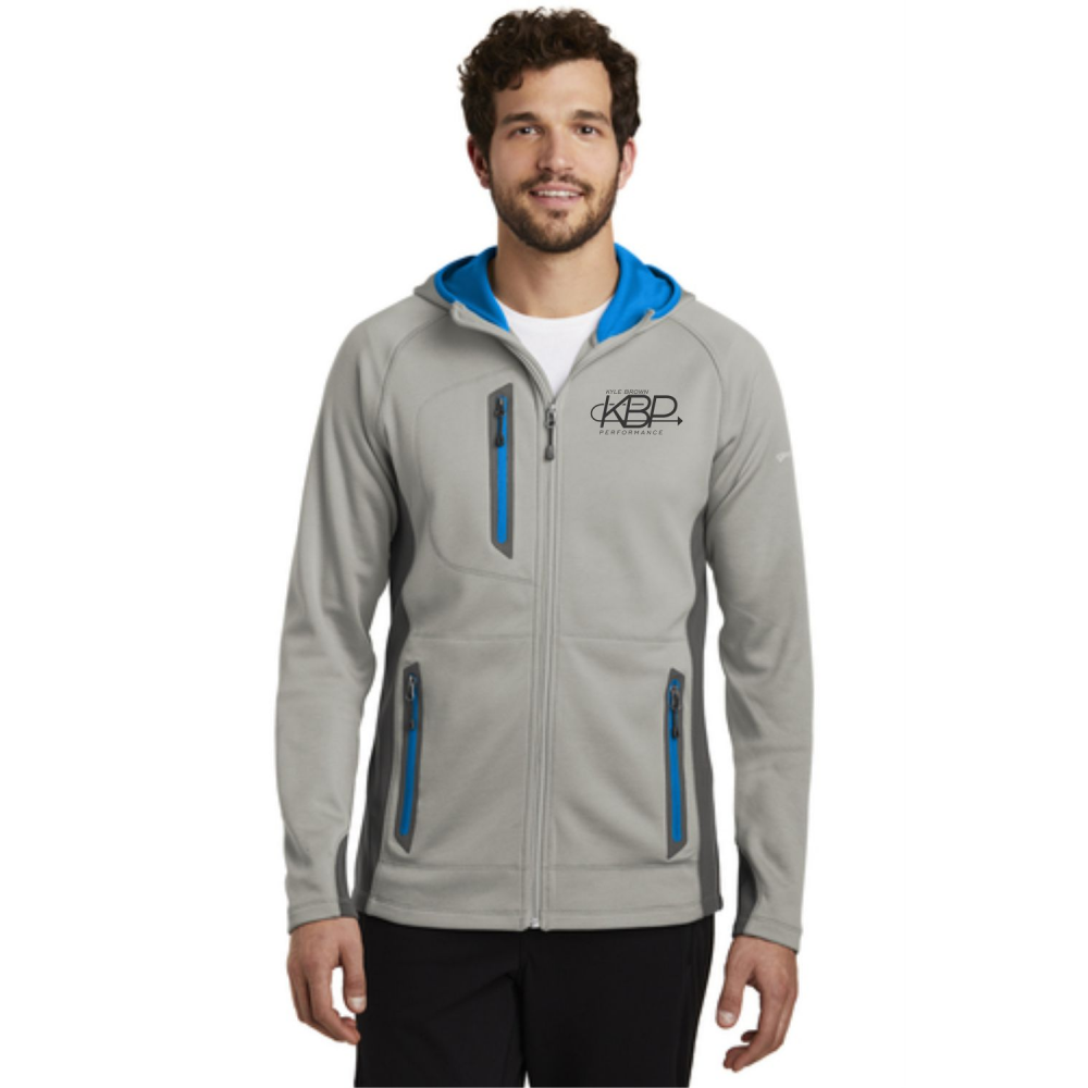 Eddie Bauer Sport Hooded Full-Zip Fleece Jacket.