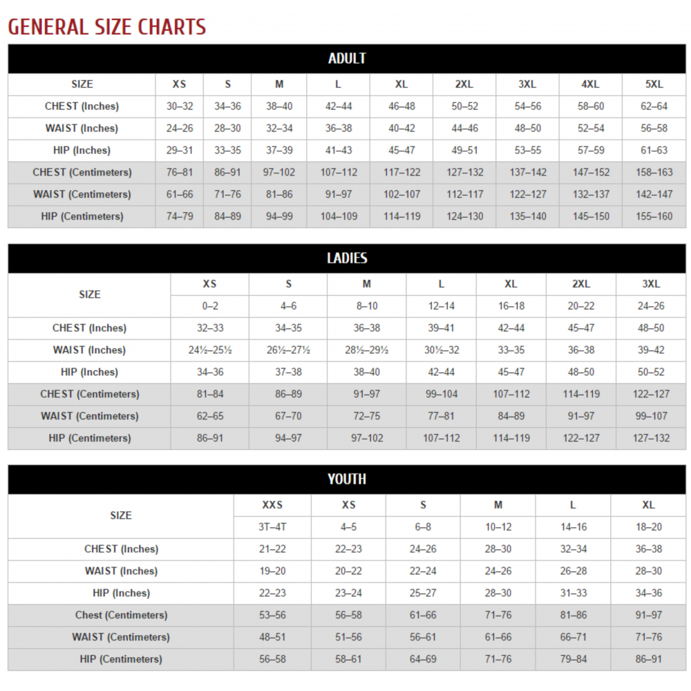 Augusta Sizing