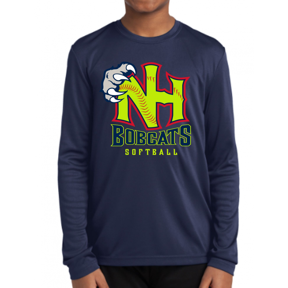 NH BOBCAT SOFTBALL YST350LS NAVY