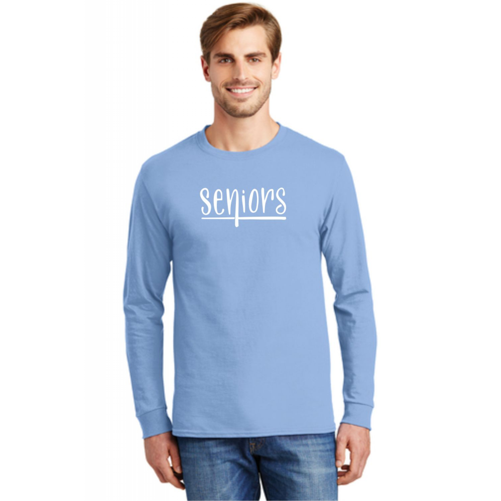 BHS Seniors » T-Shirts » Hanes Tagless Long Sleeve T-Shirt