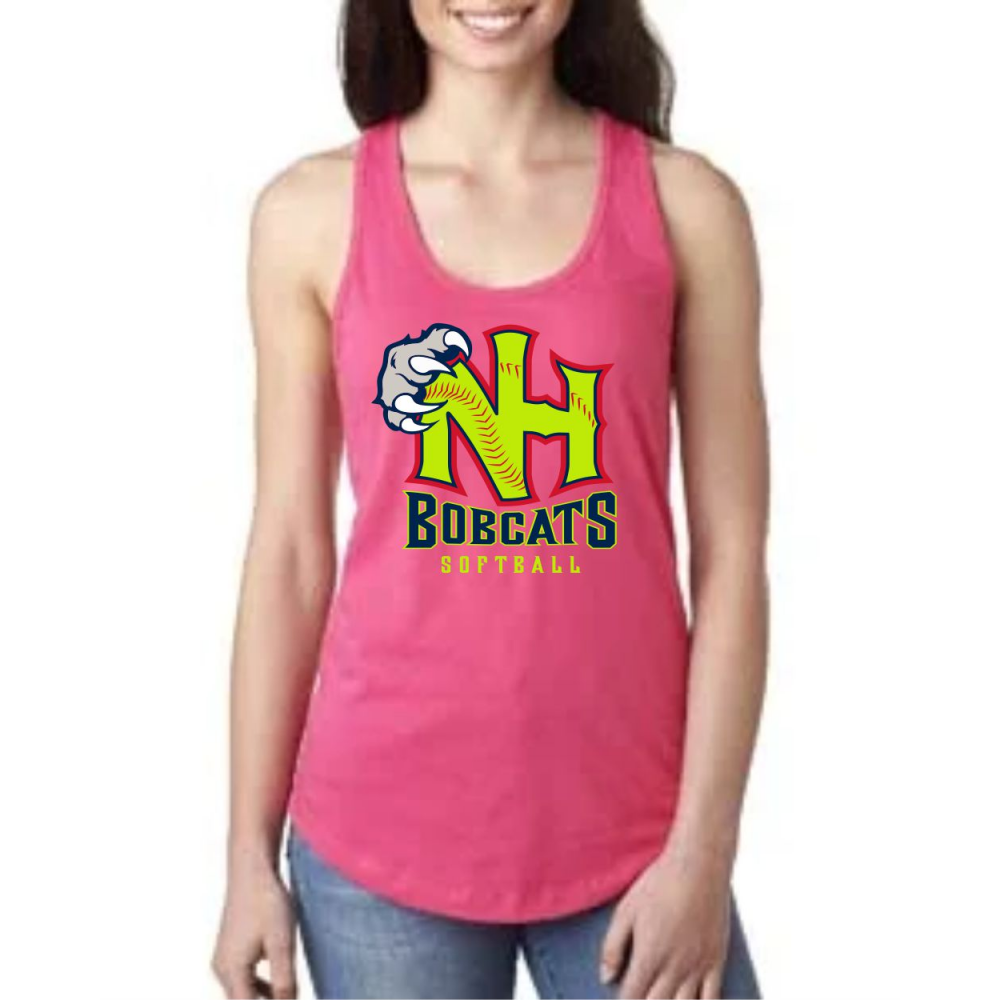 NH BOBCAT SOFTBALL n1533 hot pink